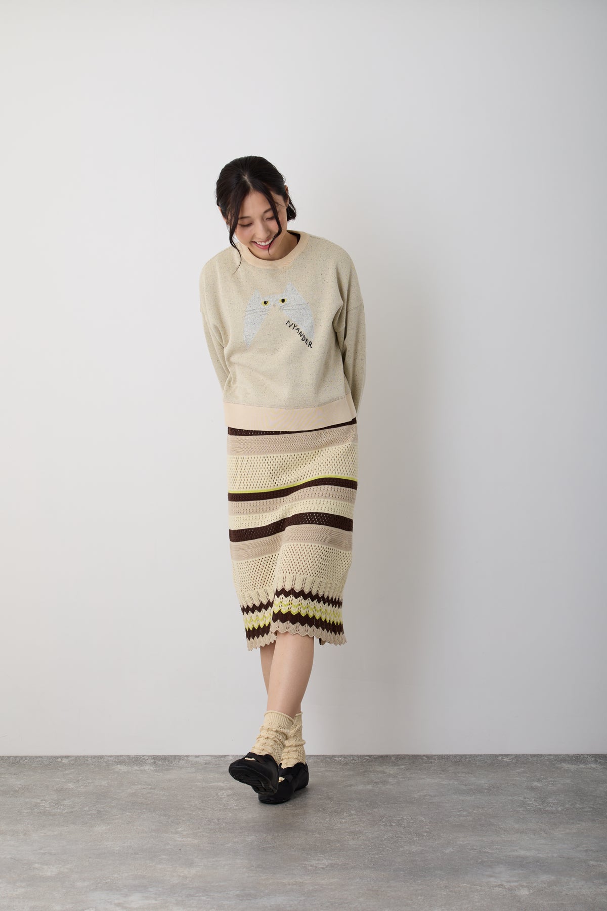 newans ガーメントダイニットパンツ(番号NK42) newans