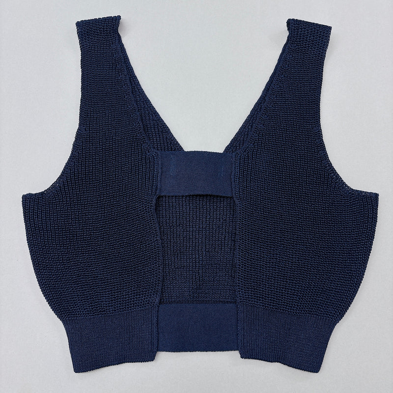 NYWR001 [NYANDER KNIT] RIB TANC TOP Delivery period: Mid-March [Official] Hanazawa Knit Design Online Store