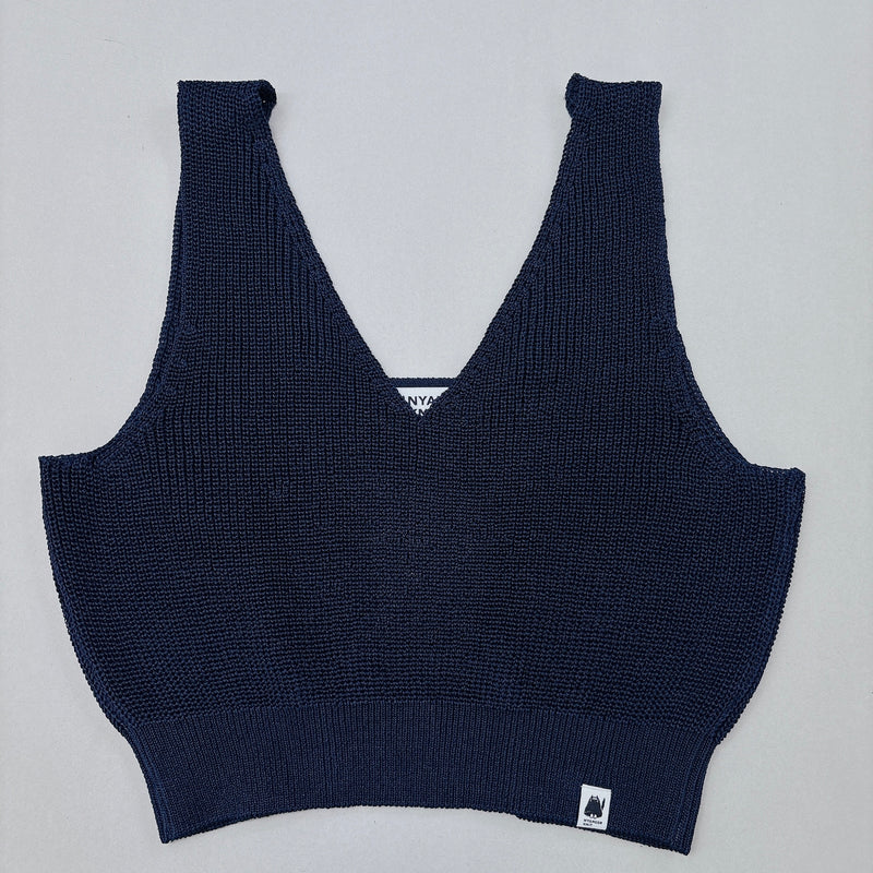 NYWR001 [NYANDER KNIT] RIB TANC TOP Delivery period: Mid-March [Official] Hanazawa Knit Design Online Store