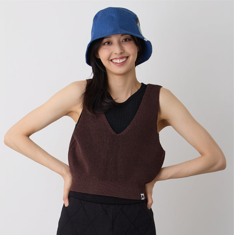 NYWR001 [NYANDER KNIT] RIB TANC TOP Delivery period: Mid-March [Official] Hanazawa Knit Design Online Store