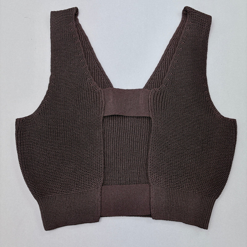 NYWR001 [NYANDER KNIT] RIB TANC TOP Delivery period: Mid-March [Official] Hanazawa Knit Design Online Store