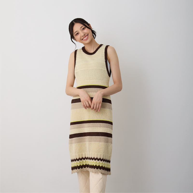 NYWR001 [NYANDER KNIT] RIB TANC TOP Delivery period: Mid-March [Official] Hanazawa Knit Design Online Store