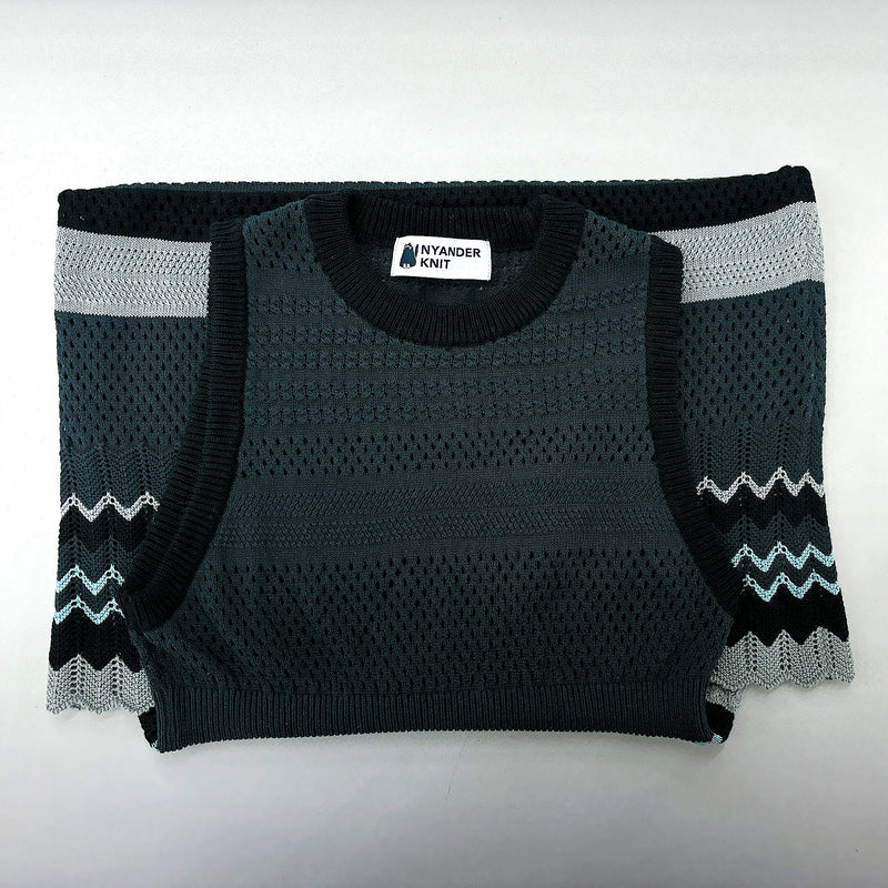 NYWR001 [NYANDER KNIT] RIB TANC TOP Delivery period: Mid-March [Official] Hanazawa Knit Design Online Store